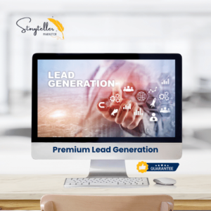 Image depicting Premium Lead Generation service by Storyteller Marketer – An ultimate lead generation solution for exponential business growth.