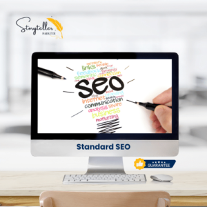 Image depicting Standard SEO service by Storyteller Marketer – An advanced pack for optimizing your website's performance.