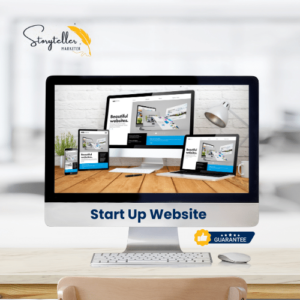 Image depicting Basic Web Development service by Storyteller Marketer – An affordable solution for startup websites.